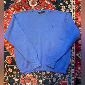 Ralph Lauren Polo Men's Vibrant Blue Crewneck Sweater